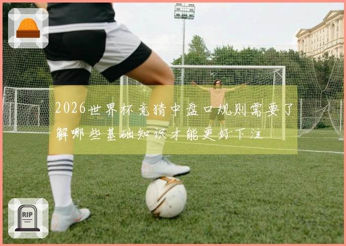 2026世界杯竞猜中盘口规则需要了解哪些基础知识才能更好下注