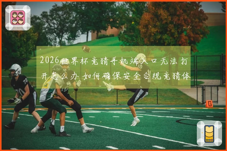 2026世界杯竞猜手机端入口无法打开怎么办 如何确保安全合规竞猜体验