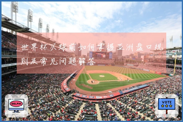 世界杯买球前如何掌握亚洲盘口规则及常见问题解答